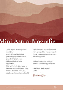 GESCHREVEN ASTRO BIO
